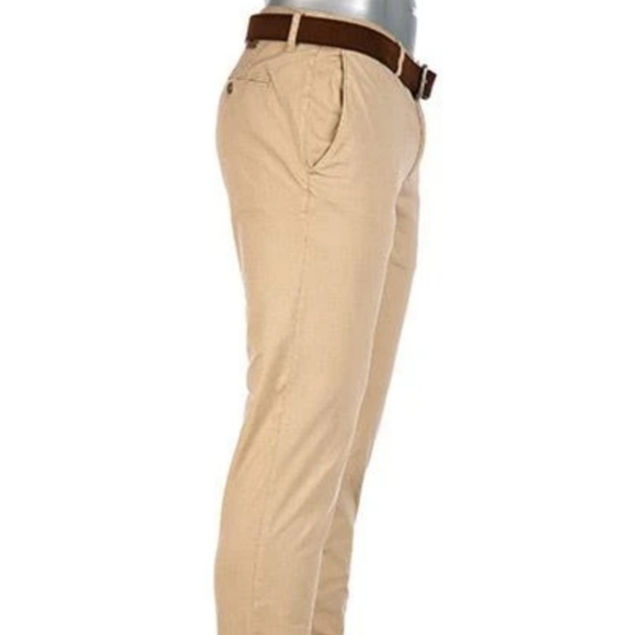 Alberto ROB DS Broken Twill Chino Pants, Slim Fit, size W33 L32, Beige colour - Picture 3 of 16